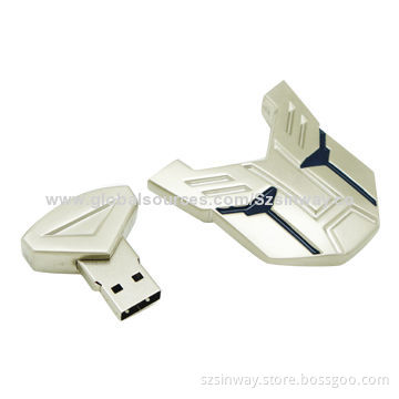 Plastic USB Flash Drive with 4GB Capacity